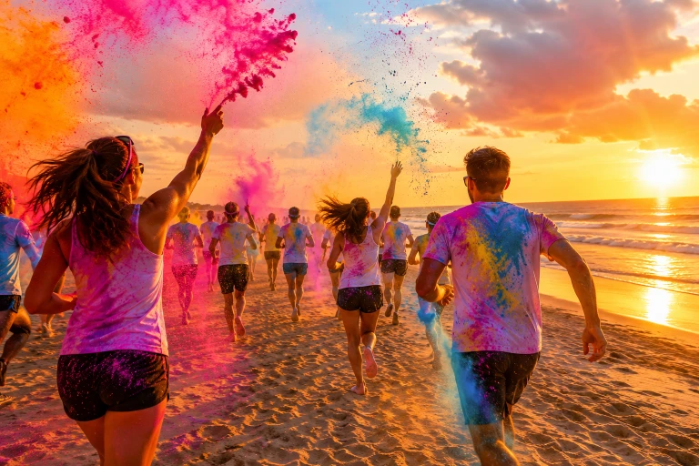 A Corrida Mais Pintas (ao pôr do sol)