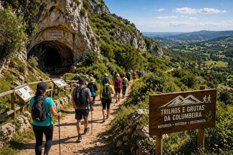 Caminhada Trilhos e Grutas da Columbeira