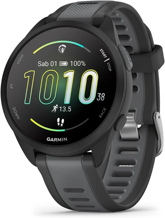 10 Prendas para quem corre (ou quer começar a correr), úteis e acessíveis 9 Garmin Forerunner 165 preto